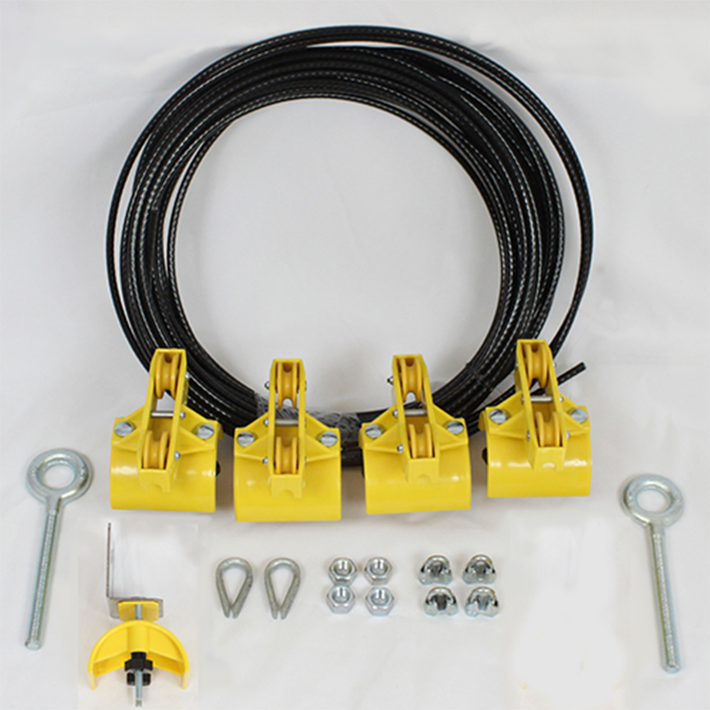 KH Industries FTSW-FL-KIT80 Festoon Stretch Wire Kit with 80 Length for Flat Cable System 