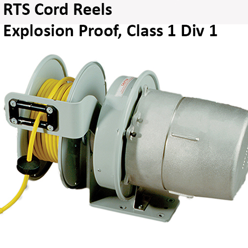 Retractable Cord Reel, RTS Series, Explosion Proof, Heavy Duty Industrial
