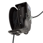 rtb-black-retractable-power-cord-reel-20-amp-black-cable-kh-industries | KH Industries black-retractable-power-cord-reel-20-amp