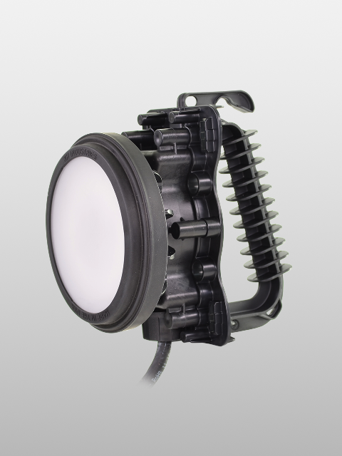 HazRay™ Handheld Single-Head LED Portable Explosion Proof Light. Suitable for CID1 and CID2 Hazardous Locations.